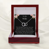 Gift For Wife, Birthday Gift For Wife, To My Wife Necklace, Wife Jewelry, Wife Poem Card, Anniversary Gift For Wife, Wife Sentimental Gift