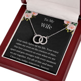Gift For Wife, Birthday Gift For Wife, To My Wife Necklace, Wife Jewelry, Wife Poem Card, Anniversary Gift For Wife, Wife Sentimental Gift