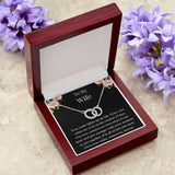 Gift For Wife, Birthday Gift For Wife, To My Wife Necklace, Wife Jewelry, Wife Poem Card, Anniversary Gift For Wife, Wife Sentimental Gift