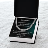 Gift For Dad From Son, Necklace For Dad, Chain Link Necklace, To My Dad Gift, Gift From Son, Birthday Gift For Dad, Dad Gifts