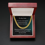 Gift For Dad From Son, Necklace For Dad, Chain Link Necklace, To My Dad Gift, Gift From Son, Birthday Gift For Dad, Dad Gifts