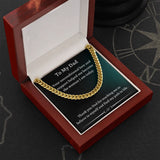 Gift For Dad From Daughter, Necklace For Dad, Chain Link Necklace, To My Dad Gift, Gift From Daughter, Birthday Gift For Dad, Dad Gifts