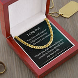 Gift For Dad From Son, Necklace For Dad, Chain Link Necklace, To My Dad Gift, Gift From Son, Birthday Gift For Dad, Dad Gifts
