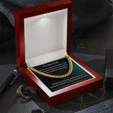 Gift For Dad From Daughter, Necklace For Dad, Chain Link Necklace, To My Dad Gift, Gift From Daughter, Birthday Gift For Dad, Dad Gifts