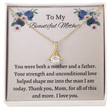 Single Mom Gift, Single Mom Gift Necklace, Single Mom Present, Christmas Gift For Single Mom, Single Mom Jewelry, Single Mom Gift From Son