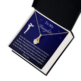 To My Daughter From Dad, Daughter Necklace, Father to Daughter Gift, Birthday Gift To Daughter From Dad, Gift From Dad To Daughter