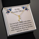 Single Mom Gift, Single Mom Gift Necklace, Single Mom Present, Christmas Gift For Single Mom, Single Mom Jewelry, Single Mom Gift From Son