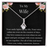 Gift For Wife, Birthday Gift For Wife, To My Wife Necklace, Wife Jewelry, Wife Poem Card, Anniversary Gift For Wife, Wife Sentimental Gift