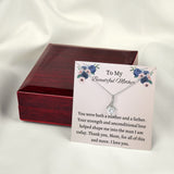 Single Mom Gift, Single Mom Gift Necklace, Single Mom Present, Christmas Gift For Single Mom, Single Mom Jewelry, Single Mom Gift From Son