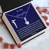 To My Daughter From Dad, Daughter Necklace, Father to Daughter Gift, Birthday Gift To Daughter From Dad, Gift From Dad To Daughter