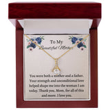 Single Mom Gift, Single Mom Gift Necklace, Single Mom Present, Super Mom, Christmas Gift For Single Mom, Jewelry For Single Mom, Single Mom
