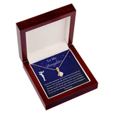 To My Daughter From Dad, Daughter Necklace, Father to Daughter Gift, Birthday Gift To Daughter From Dad, Gift From Dad To Daughter