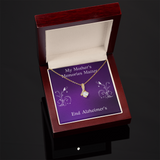 My Mother's Memories Matter Alzheimers Jewelry, Alzheimer's Pendant Necklace, Alzheimer's Awareness, Alzheimer's Support Mom, End Alzheimer's