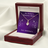 My Mother's Memories Matter Alzheimers Jewelry, Alzheimer's Pendant Necklace, Alzheimer's Awareness, Alzheimer's Support Mom, End Alzheimer's