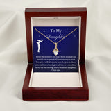 To My Daughter From Dad, Daughter Necklace, Father to Daughter Gift, Birthday Gift To Daughter From Dad, Gift From Dad To Daughter