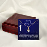 To My Daughter From Dad, Daughter Necklace, Father to Daughter Gift, Birthday Gift To Daughter From Dad, Gift From Dad To Daughter