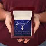 To My Daughter From Dad, Daughter Necklace, Father to Daughter Gift, Birthday Gift To Daughter From Dad, Gift From Dad To Daughter