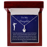 To My Daughter From Dad, Daughter Necklace, Father to Daughter Gift, Birthday Gift To Daughter From Dad, Gift From Dad To Daughter
