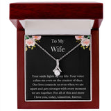 Gift For Wife, Birthday Gift For Wife, To My Wife Necklace, Wife Jewelry, Wife Poem Card, Anniversary Gift For Wife, Wife Sentimental Gift