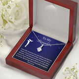 To My Daughter From Dad, Daughter Necklace, Father to Daughter Gift, Birthday Gift To Daughter From Dad, Gift From Dad To Daughter