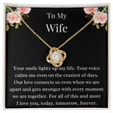 Gift For Wife, Birthday Gift For Wife, To My Wife Necklace, Wife Jewelry, Wife Poem Card, Anniversary Gift For Wife, Wife Sentimental Gift