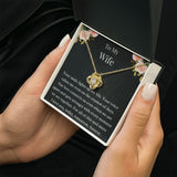 Gift For Wife, Birthday Gift For Wife, To My Wife Necklace, Wife Jewelry, Wife Poem Card, Anniversary Gift For Wife, Wife Sentimental Gift