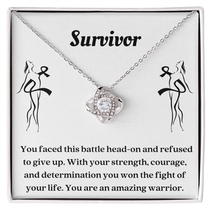 Cancer Survivor Gift, Warrior Gift Necklace, Cancer Fighter Gift, Survivor Gift, Cancer Warrior Gift, Beat Cancer Gift, Empowerment Gift