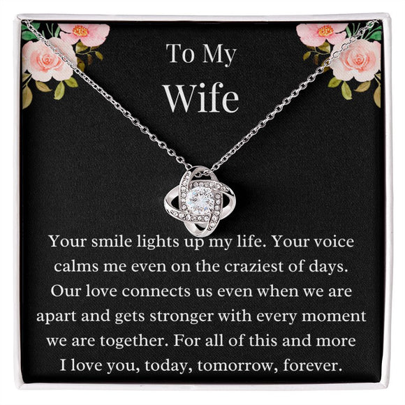 Gift For Wife, Birthday Gift For Wife, To My Wife Necklace, Wife Jewelry, Wife Poem Card, Anniversary Gift For Wife, Wife Sentimental Gift