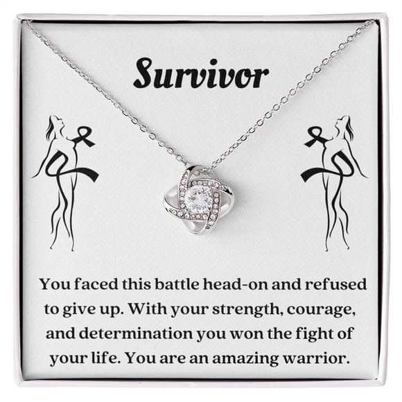 Cancer Survivor Gift, Warrior Gift Necklace, Cancer Fighter Gift, Survivor Gift, Cancer Warrior Gift, Beat Cancer Gift, Empowerment Gift