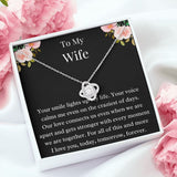 Gift For Wife, Birthday Gift For Wife, To My Wife Necklace, Wife Jewelry, Wife Poem Card, Anniversary Gift For Wife, Wife Sentimental Gift