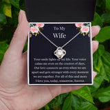 Gift For Wife, Birthday Gift For Wife, To My Wife Necklace, Wife Jewelry, Wife Poem Card, Anniversary Gift For Wife, Wife Sentimental Gift