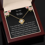 Gift For Wife, Birthday Gift For Wife, To My Wife Necklace, Wife Jewelry, Wife Poem Card, Anniversary Gift For Wife, Wife Sentimental Gift