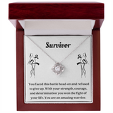 Cancer Survivor Gift, Warrior Gift Necklace, Cancer Fighter Gift, Survivor Gift, Cancer Warrior Gift, Beat Cancer Gift, Empowerment Gift