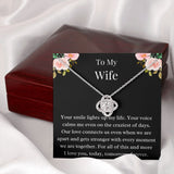Gift For Wife, Birthday Gift For Wife, To My Wife Necklace, Wife Jewelry, Wife Poem Card, Anniversary Gift For Wife, Wife Sentimental Gift