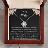 Gift For Wife, Birthday Gift For Wife, To My Wife Necklace, Wife Jewelry, Wife Poem Card, Anniversary Gift For Wife, Wife Sentimental Gift