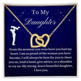 To My Daughter From Dad, Daughter Necklace, Father to Daughter Gift, Birthday Gift To Daughter From Dad, Gift From Dad To Daughter