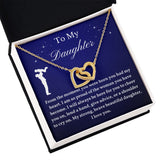 To My Daughter From Dad, Daughter Necklace, Father to Daughter Gift, Birthday Gift To Daughter From Dad, Gift From Dad To Daughter