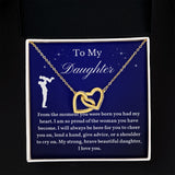 To My Daughter From Dad, Daughter Necklace, Father to Daughter Gift, Birthday Gift To Daughter From Dad, Gift From Dad To Daughter
