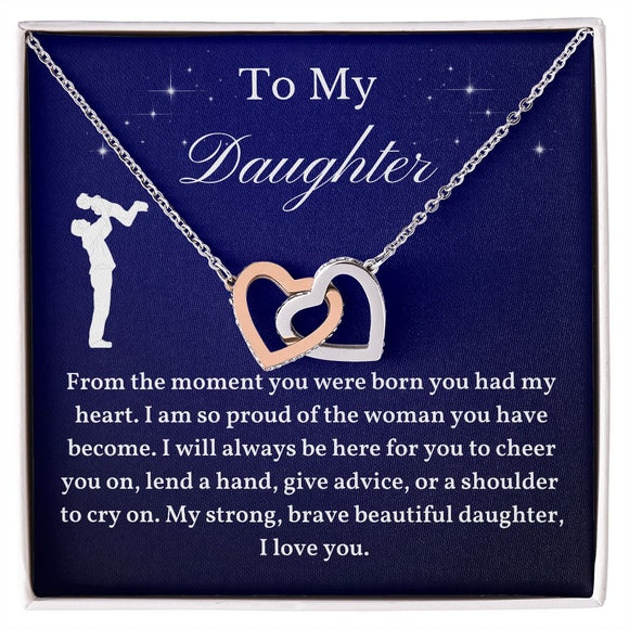 To My Daughter From Dad, Daughter Necklace, Father to Daughter Gift, Birthday Gift To Daughter From Dad, Gift From Dad To Daughter