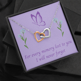 I Will Never Forget, Alzheimers Jewelry, Alzheimers Awareness, Alzheimer's Support Gift, Alzheimer's Disease, Alzheimer's In Memory Of