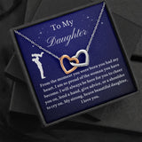 To My Daughter From Dad, Daughter Necklace, Father to Daughter Gift, Birthday Gift To Daughter From Dad, Gift From Dad To Daughter