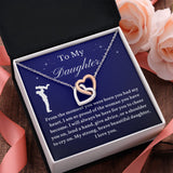 To My Daughter From Dad, Daughter Necklace, Father to Daughter Gift, Birthday Gift To Daughter From Dad, Gift From Dad To Daughter