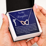 To My Daughter From Dad, Daughter Necklace, Father to Daughter Gift, Birthday Gift To Daughter From Dad, Gift From Dad To Daughter