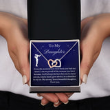 To My Daughter From Dad, Daughter Necklace, Father to Daughter Gift, Birthday Gift To Daughter From Dad, Gift From Dad To Daughter