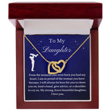 To My Daughter From Dad, Daughter Necklace, Father to Daughter Gift, Birthday Gift To Daughter From Dad, Gift From Dad To Daughter