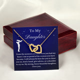 To My Daughter From Dad, Daughter Necklace, Father to Daughter Gift, Birthday Gift To Daughter From Dad, Gift From Dad To Daughter