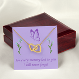 I Will Never Forget, Alzheimers Jewelry, Alzheimers Awareness, Alzheimer's Support Gift, Alzheimer's Disease, Alzheimer's In Memory Of