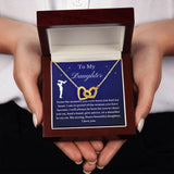 To My Daughter From Dad, Daughter Necklace, Father to Daughter Gift, Birthday Gift To Daughter From Dad, Gift From Dad To Daughter