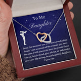 To My Daughter From Dad, Daughter Necklace, Father to Daughter Gift, Birthday Gift To Daughter From Dad, Gift From Dad To Daughter