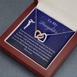 To My Daughter From Dad, Daughter Necklace, Father to Daughter Gift, Birthday Gift To Daughter From Dad, Gift From Dad To Daughter